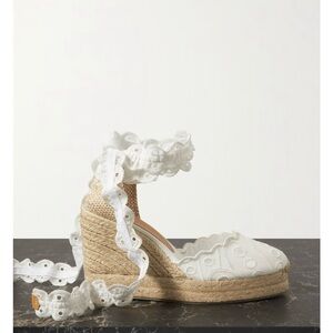 CASTAÑER
Charo Ruiz wedge espadrilles- white